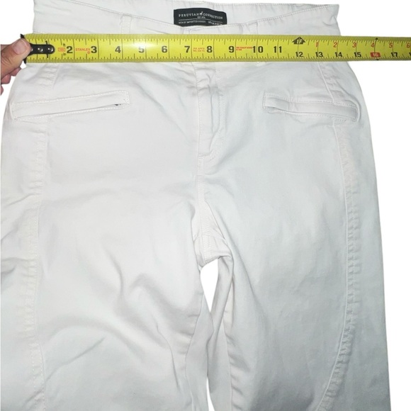 Peruvian Connection Ryder Pants Cream Size 4 - Picture 7 of 10